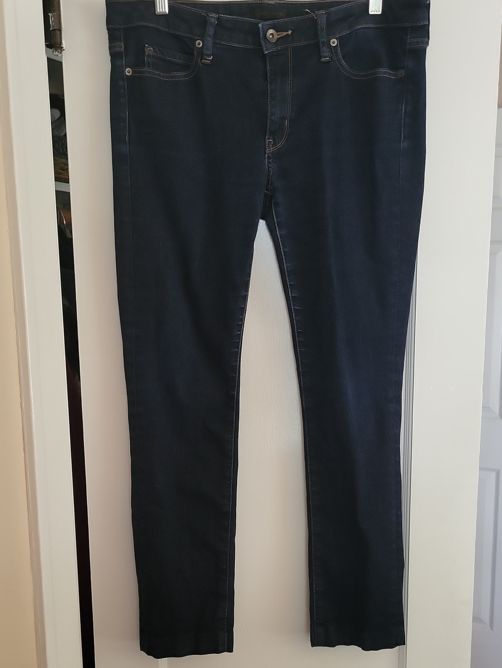 Uniqlo Dark Skinny Straight Jeans